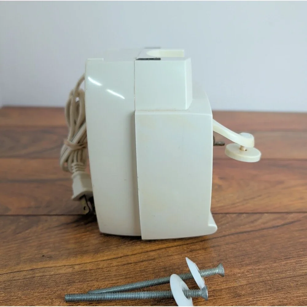 Presto 05642 Above All Under Cabinet Electric Can Opener White Space Saver 120 V